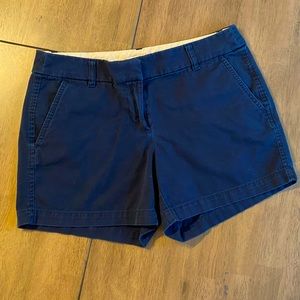 Navy blue J Crew chino shorts size 4